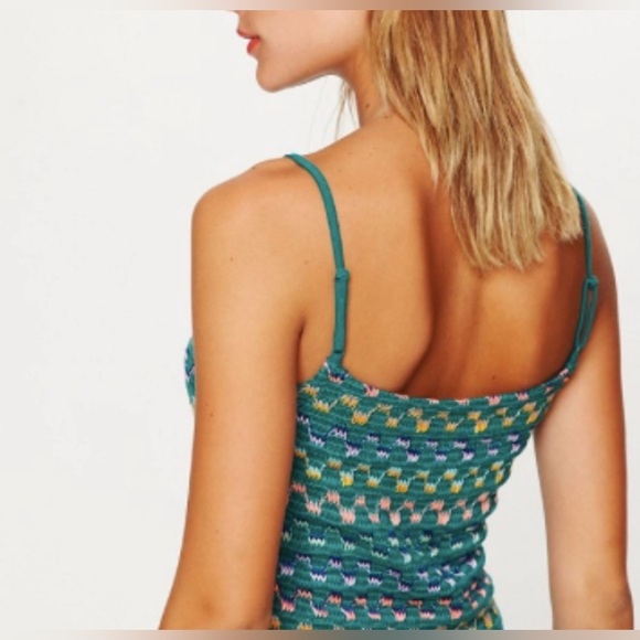 Free People Heartbeat Rochell Crochet Tank - Picture 2 of 8
